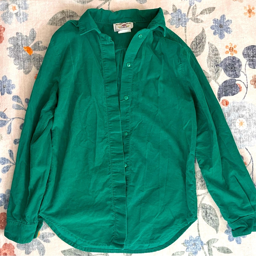 VTG🍷 U.S. Polo Assn. - Corduroy Button Up Collared Shirt